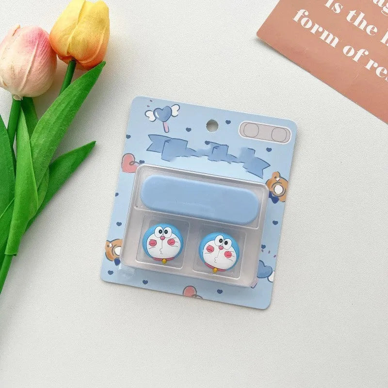 Cartoon magnetic protection data cable fixer in plastic with multiple colour style options
