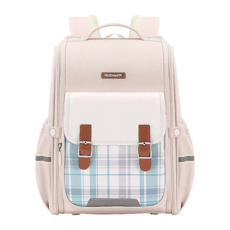 Modern Oxford cloth student schoolbag for Grade 5-6 in multiple colour options
