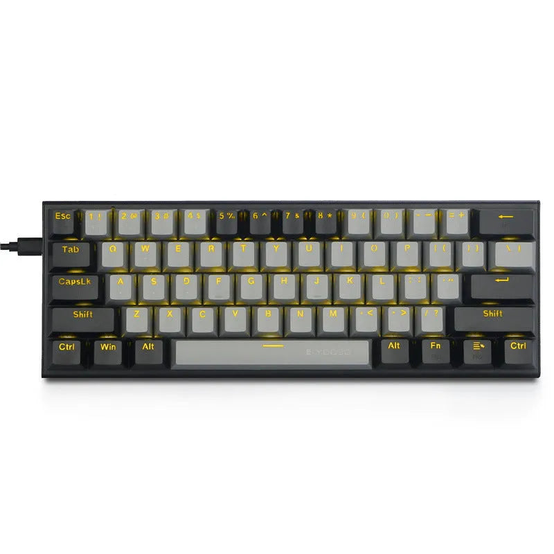 Z11 aluminium mechanical keyboard showing RGB lighting and mechanical key switches