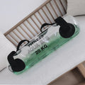 Transparent PVC inflatable water weight bag for adjustable home strength training