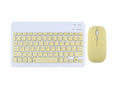 Bluetooth keyboard and rechargeable mouse set for tablets and PCs in multiple colour options
