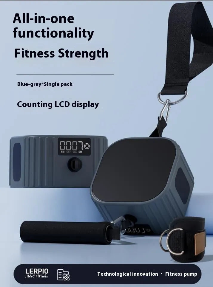 Multi functional fitness tensioner with adjustable 2-20kg resistance for strength training