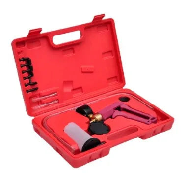 Manual aluminium alloy vacuum air blow gun tool for automotive repair with negative pressure suction