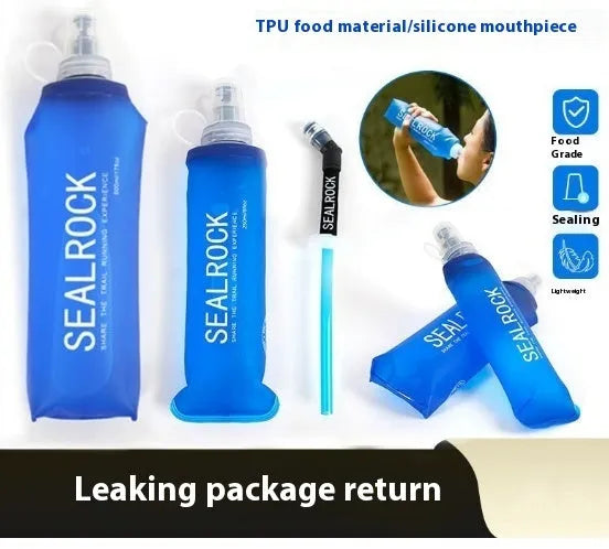 Plastic portable drinking straw for mountain climbing and biking with off-road rough styling