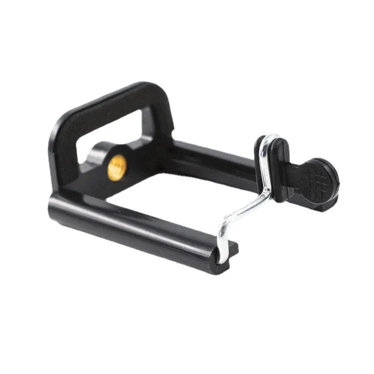 Black plastic U clip mobile phone bracket holder for universal hands-free mounting