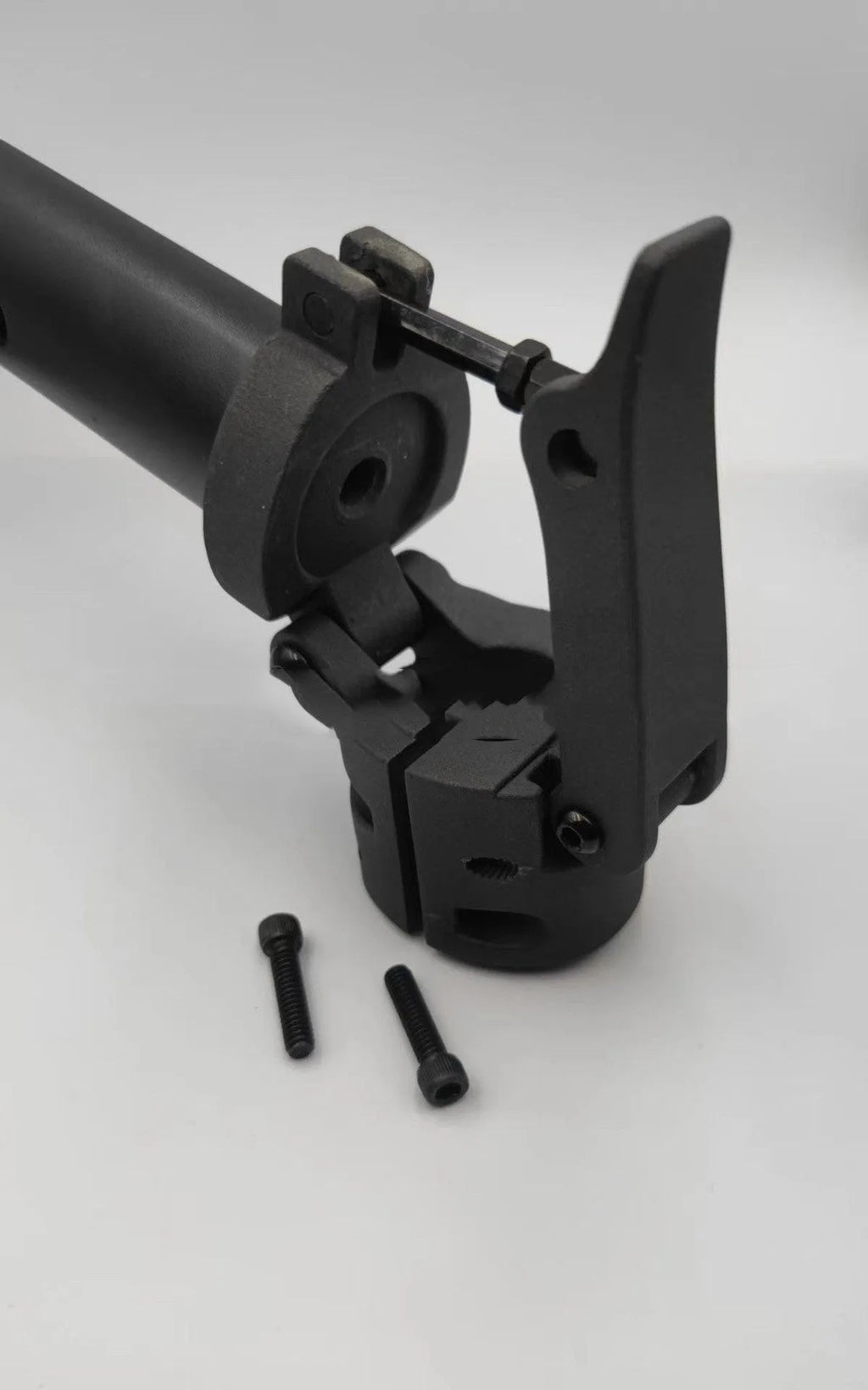 Black folding upright pole accessory for Nanbo No. 9 electric scooter replacement part