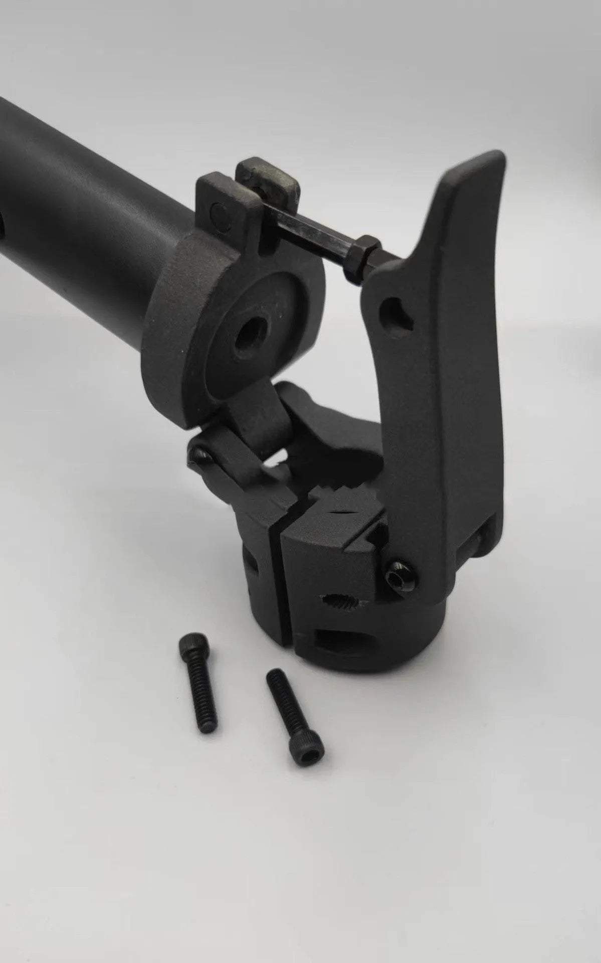 Black folding upright pole accessory for Nanbo No. 9 electric scooter replacement part